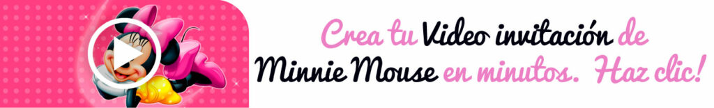 Video invitación de Minnie Mouse gratis